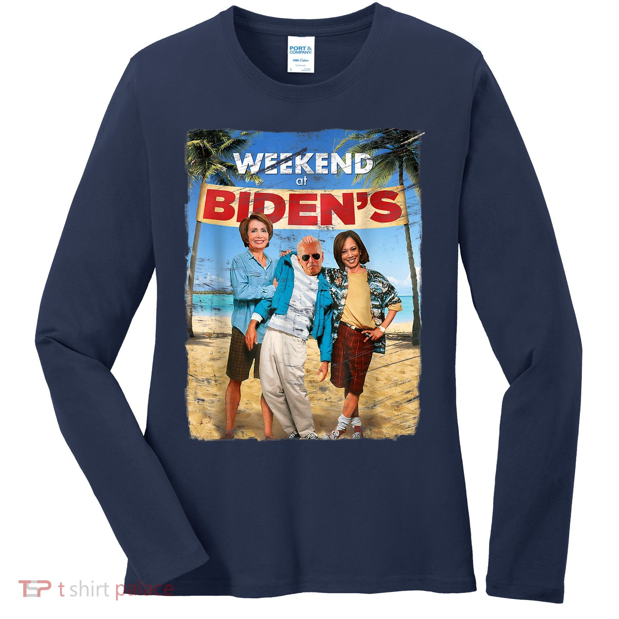 WEEKEND AT BIDEN'S Women's Long Sleeve Shirt
