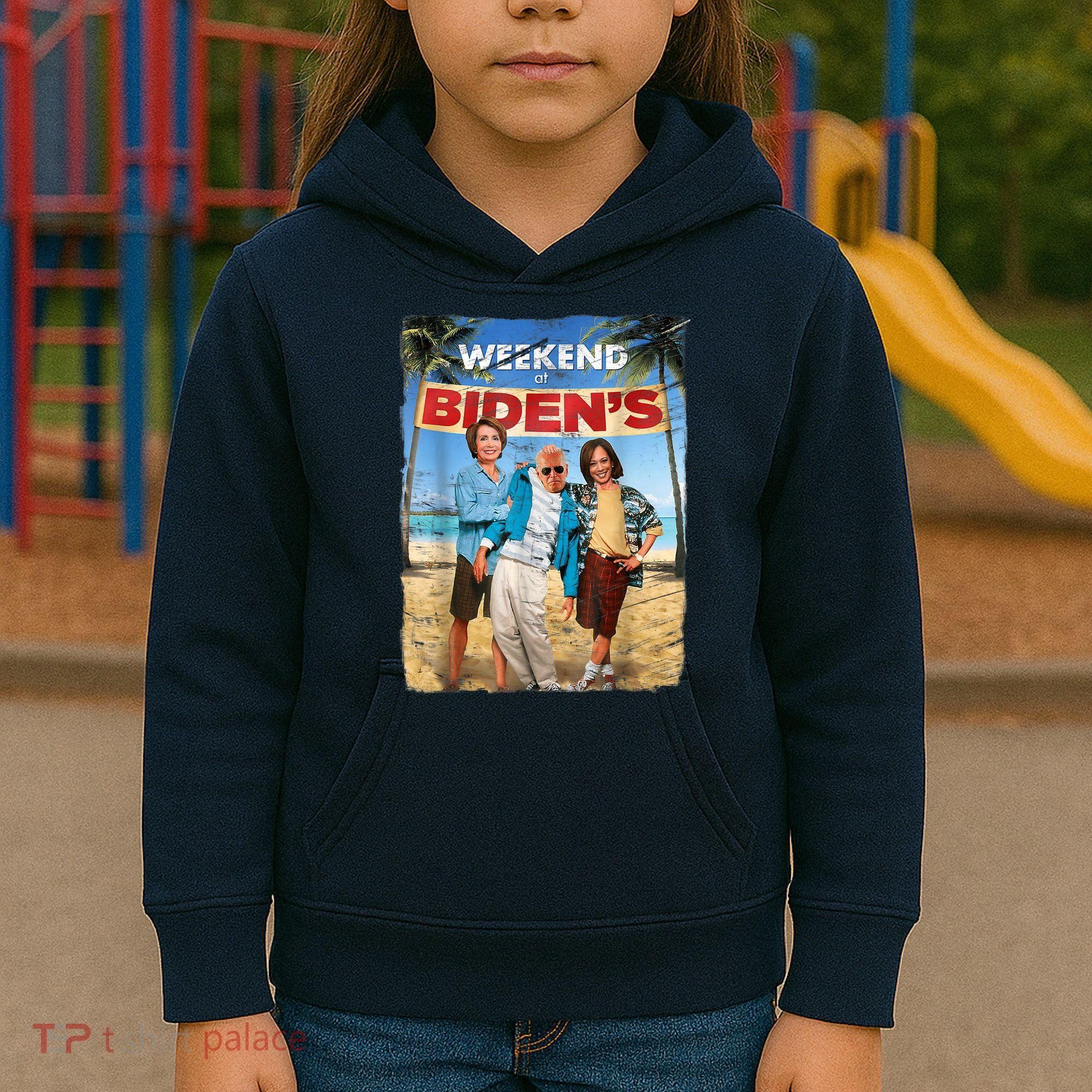 WEEKEND AT BIDEN'S Kids Hoodie