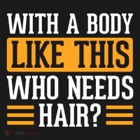 With A Body Like This Who Needs Hair? Visor thumb 3