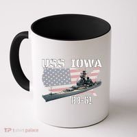 WW2 American Battleship USS Iowa Warship BB61 Veterans  Coffee Mug thumb 0