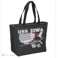 WW2 American Battleship USS Iowa Warship BB61 Veterans  Tote Bag thumb 2