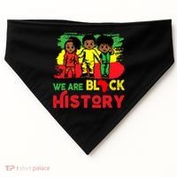 We Are Black History Black History Month Gift USA-Made Doggie Bandana thumb 0