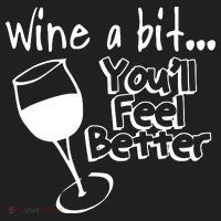 Wine A Bit YouLl Feel Better Golf Towel thumb 3