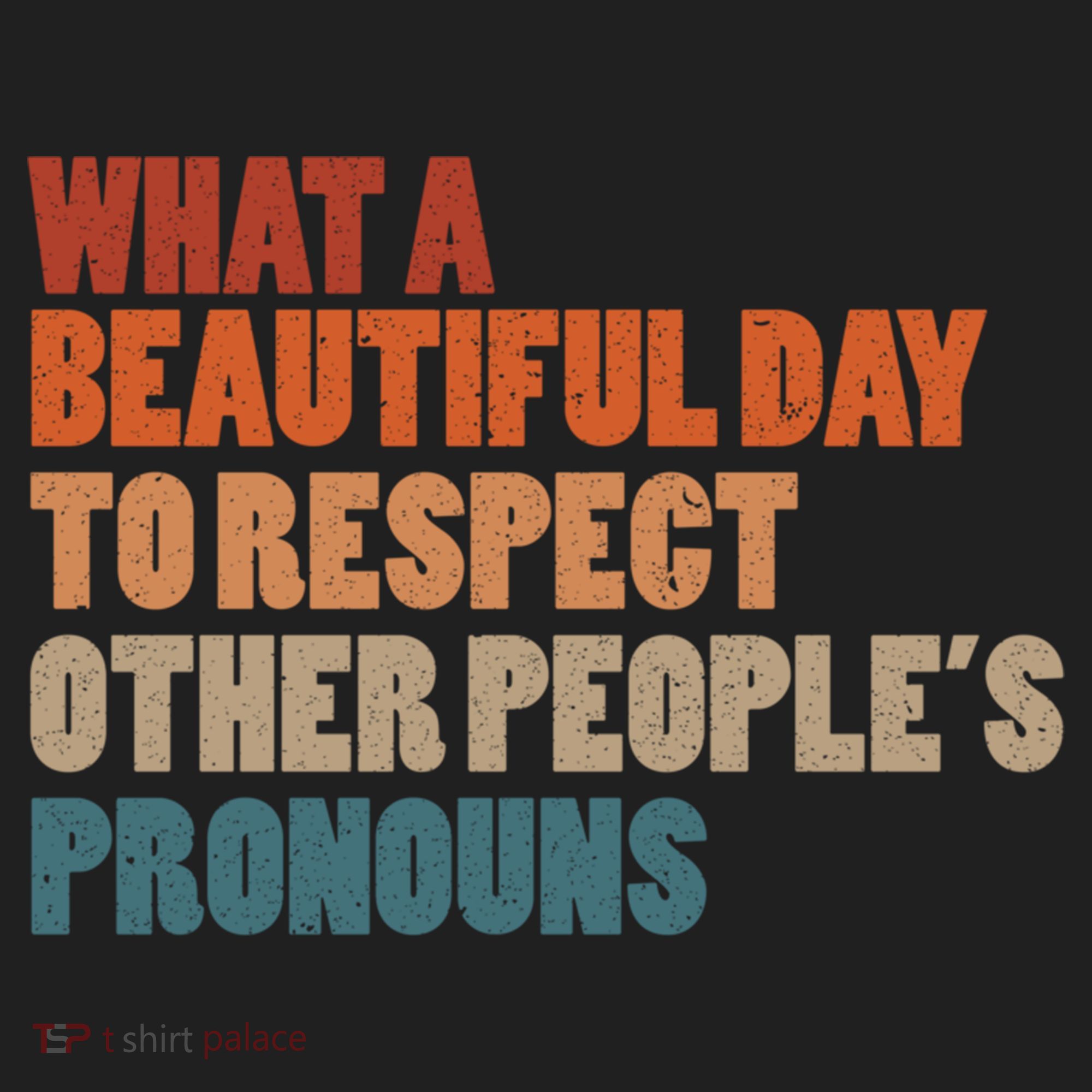 What A Beautiful Day To Respect Other Peoples Pronouns Cool Gift Beanie
