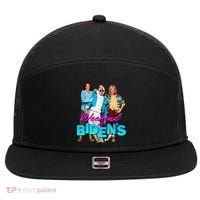 Weekend At Biden's 7 Panel Mesh Trucker Snapback Hat thumb 0
