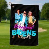Weekend At Biden's Golf Towel thumb 1