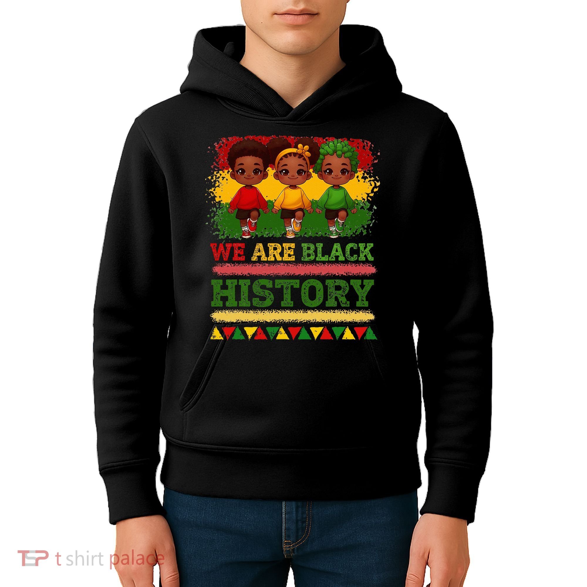 We Are Black History For Black History Month Kids Hoodie