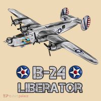 WW2 Aviation B24 Liberator American Heavy Bomber Gift Tote Bag thumb 4