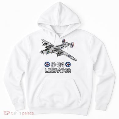 WW2 Aviation B24 Liberator American Heavy Bomber Gift Hoodie