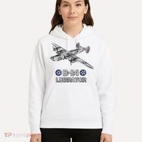 WW2 Aviation B24 Liberator American Heavy Bomber Gift Hoodie thumb 5