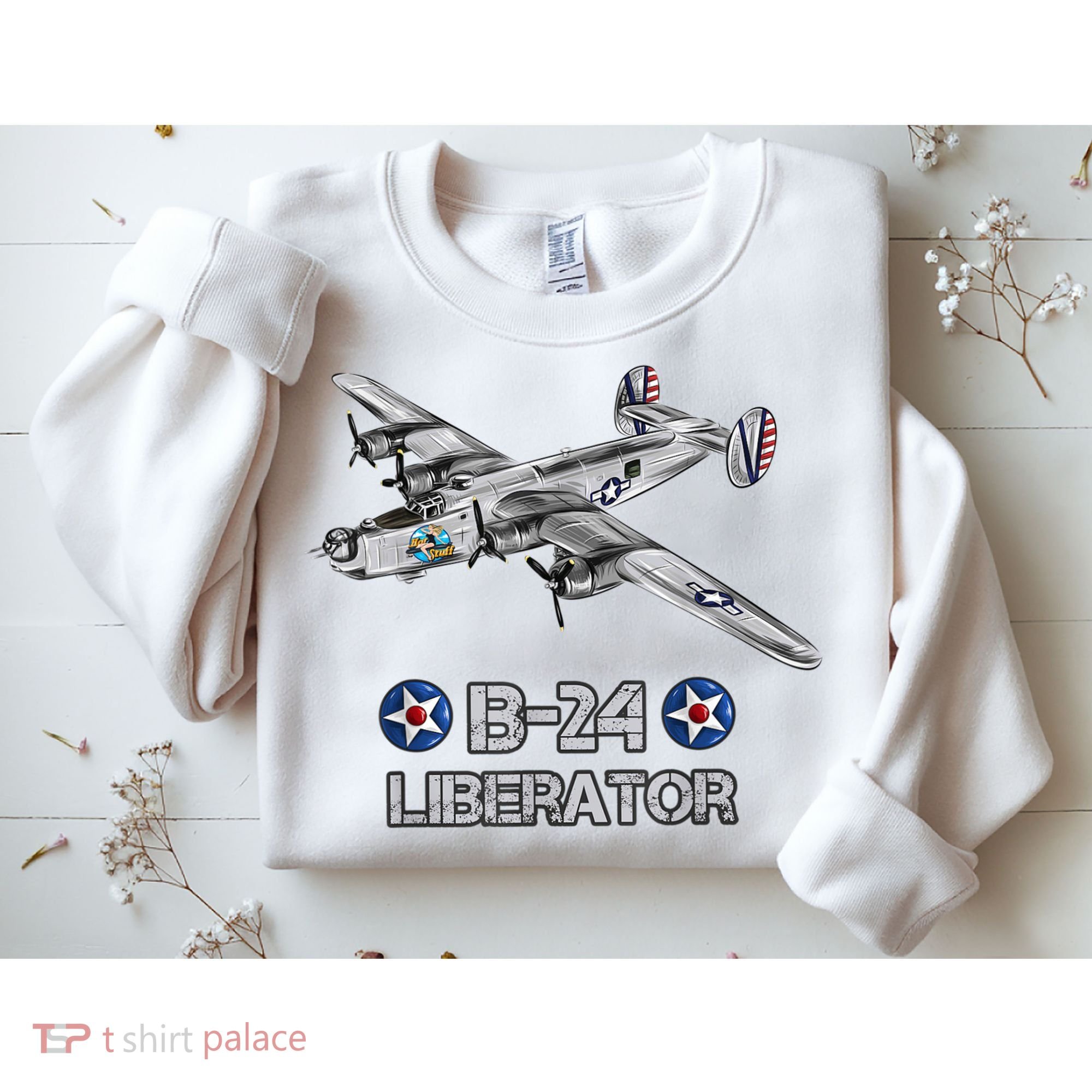WW2 Aviation B24 Liberator American Heavy Bomber Gift Sweatshirt