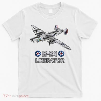 WW2 Aviation B24 Liberator American Heavy Bomber Gift T-Shirt