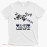 WW2 Aviation B24 Liberator American Heavy Bomber Gift T-Shirt thumb 0