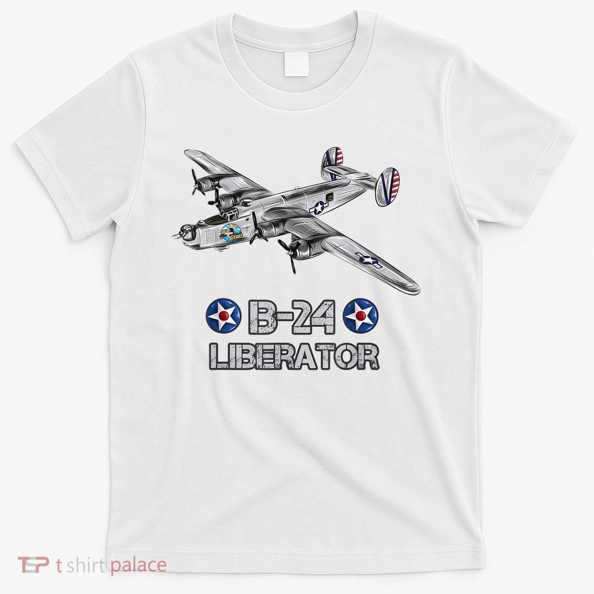 WW2 Aviation B24 Liberator American Heavy Bomber Gift T-Shirt