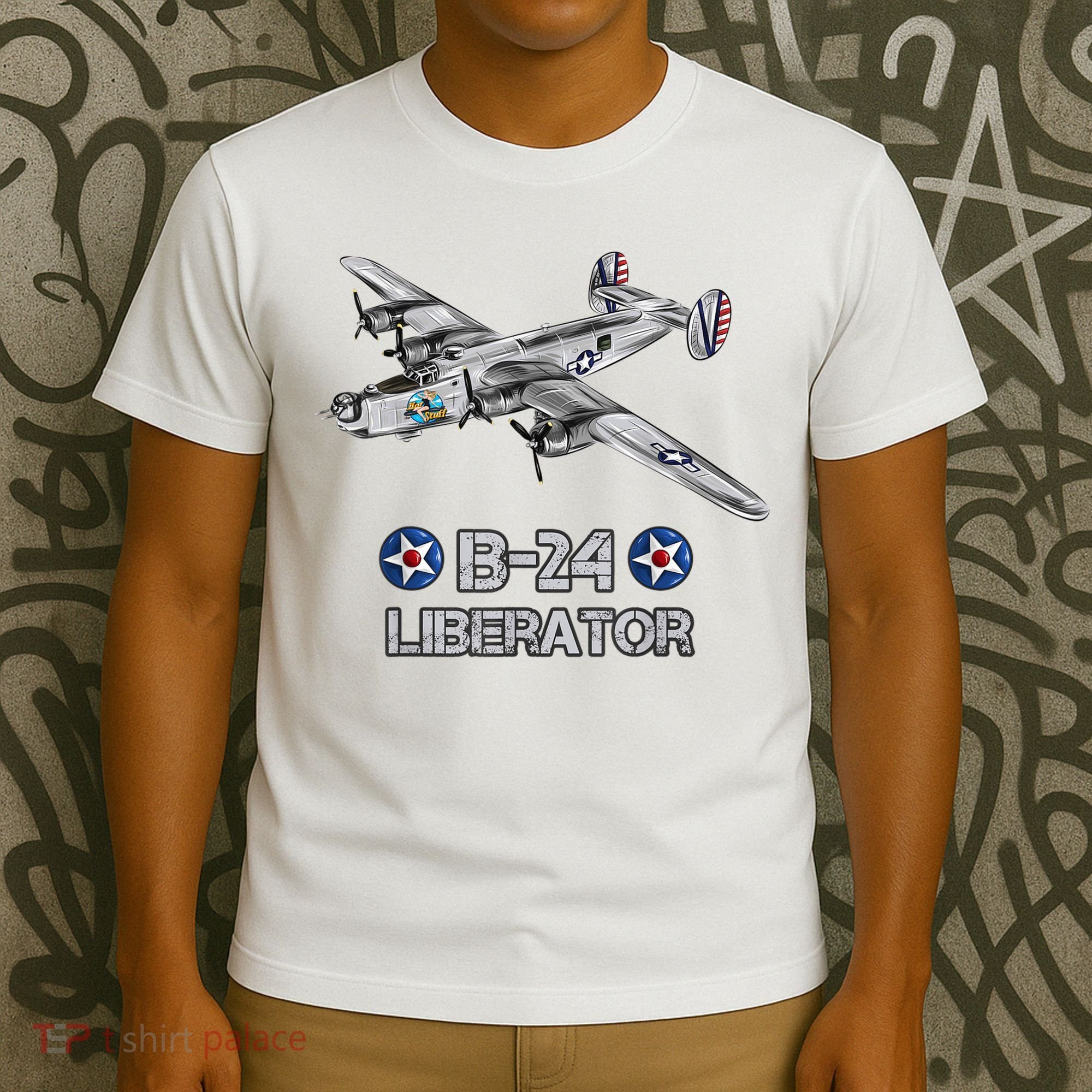 WW2 Aviation B24 Liberator American Heavy Bomber Gift T-Shirt