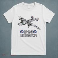 WW2 Aviation B24 Liberator American Heavy Bomber Gift T-Shirt thumb 5