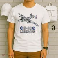 WW2 Aviation B24 Liberator American Heavy Bomber Gift T-Shirt thumb 6