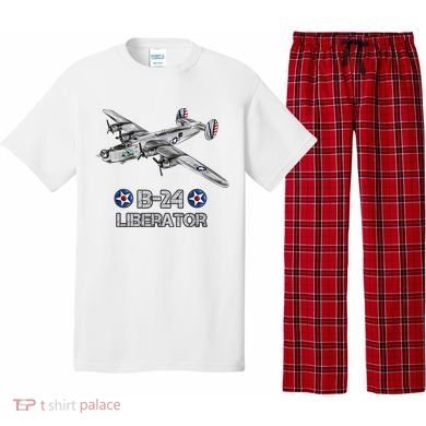 WW2 Aviation B24 Liberator American Heavy Bomber Gift Pajama Set