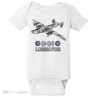 WW2 Aviation B24 Liberator American Heavy Bomber Gift Baby Bodysuit thumb 0