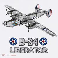 WW2 Aviation B24 Liberator American Heavy Bomber Gift Baby Bodysuit thumb 2