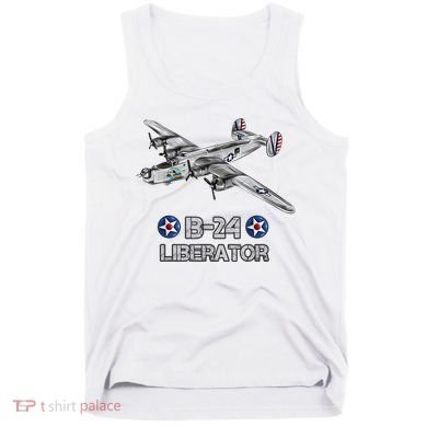 WW2 Aviation B24 Liberator American Heavy Bomber Gift Tank Top