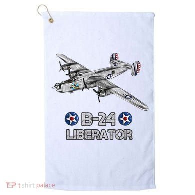WW2 Aviation B24 Liberator American Heavy Bomber Gift Golf Towel