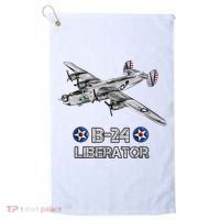 WW2 Aviation B24 Liberator American Heavy Bomber Gift Golf Towel thumb 0