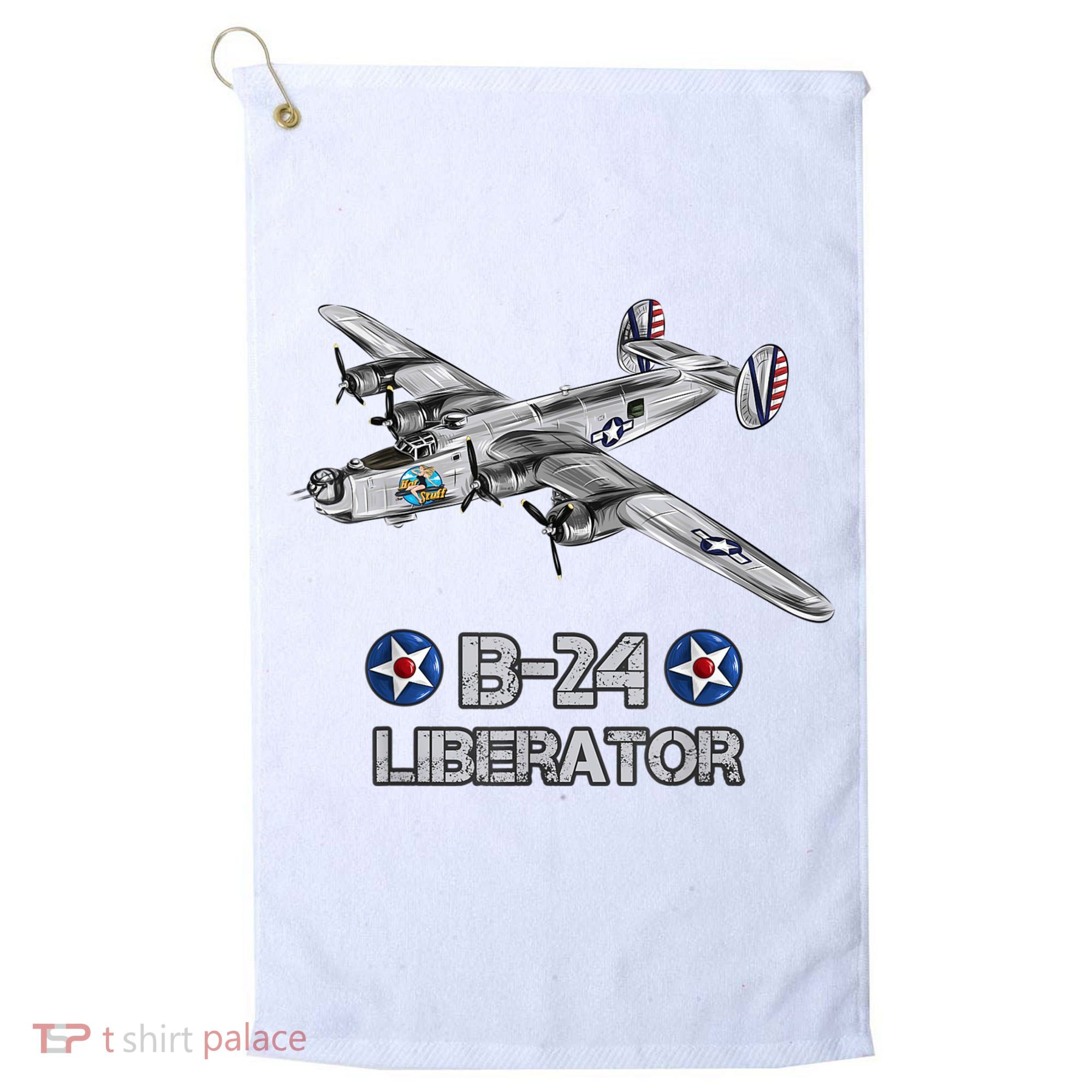 WW2 Aviation B24 Liberator American Heavy Bomber Gift Golf Towel