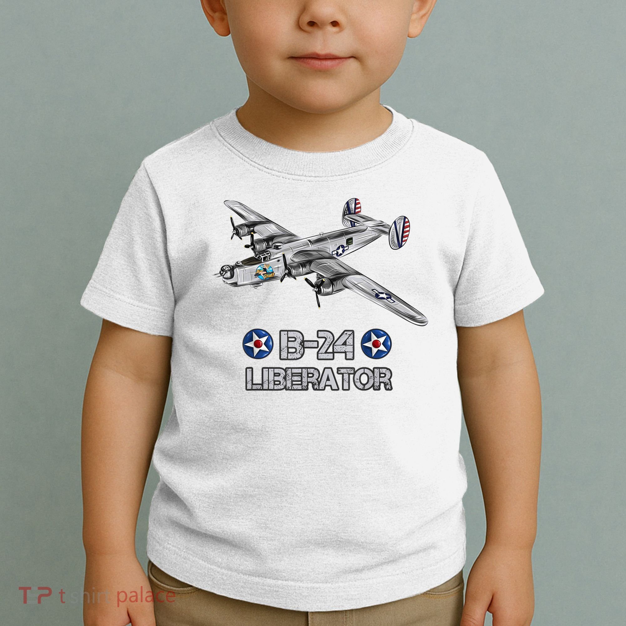 WW2 Aviation B24 Liberator American Heavy Bomber Gift Toddler T-Shirt
