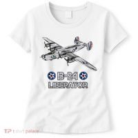 WW2 Aviation B24 Liberator American Heavy Bomber Gift Women's T-Shirt thumb 0