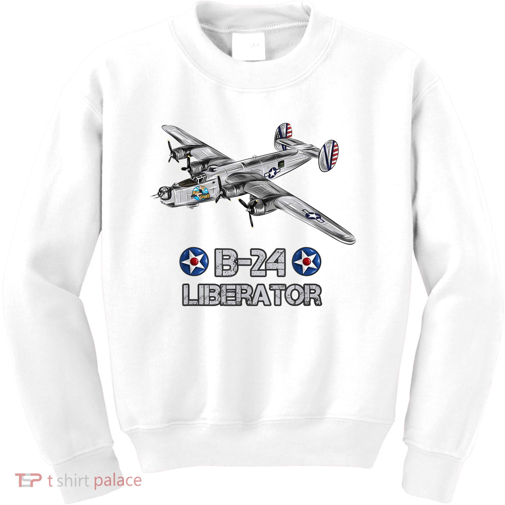 WW2 Aviation B24 Liberator American Heavy Bomber Gift Kids Sweatshirt