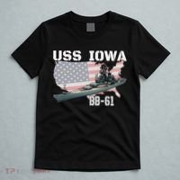 WW2 American Battleship USS Iowa Warship BB 61 Veterans T-Shirt thumb 5