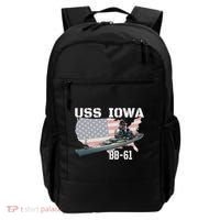 WW2 American Battleship USS Iowa Warship BB 61 Veterans Backpack thumb 0