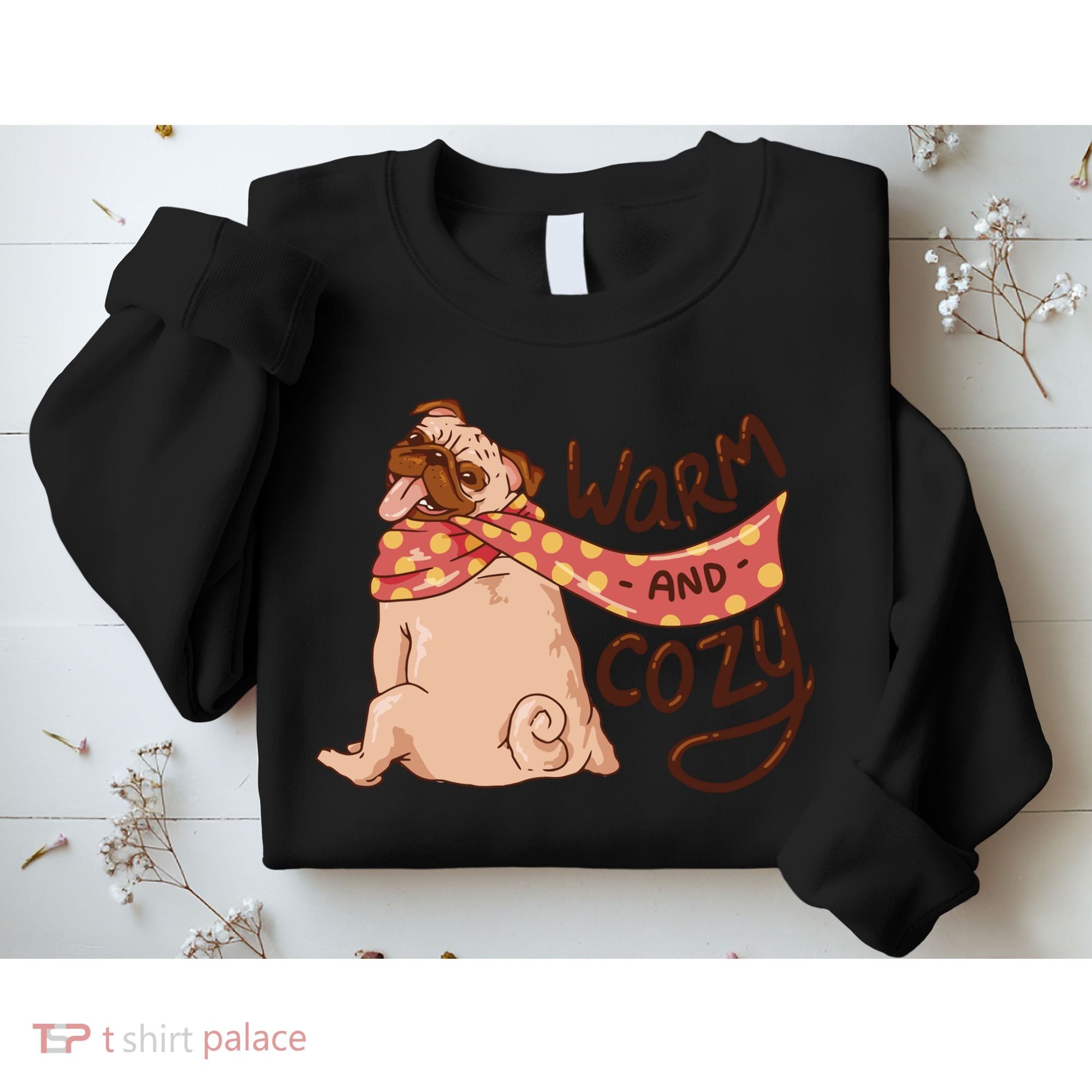 Warm And Cozy Pug Sweatshirt