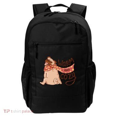 Warm And Cozy Pug Backpack