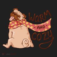 Warm And Cozy Pug Beanie thumb 2