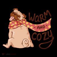 Warm And Cozy Pug Women's Hoodie thumb 2