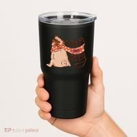 Warm And Cozy Pug Tumbler thumb 2