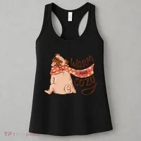 Warm And Cozy Pug Women's Tank Top thumb 3