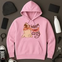 Warm And Cozy Pug Hoodie thumb 3