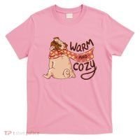 Warm And Cozy Pug T-Shirt thumb 0