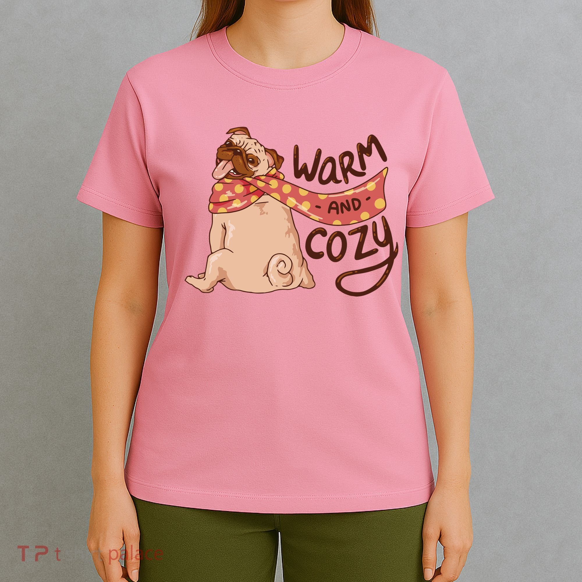 Warm And Cozy Pug T-Shirt