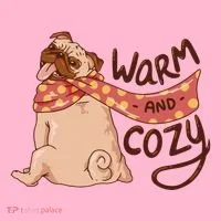 Warm And Cozy Pug Kids Hoodie thumb 5