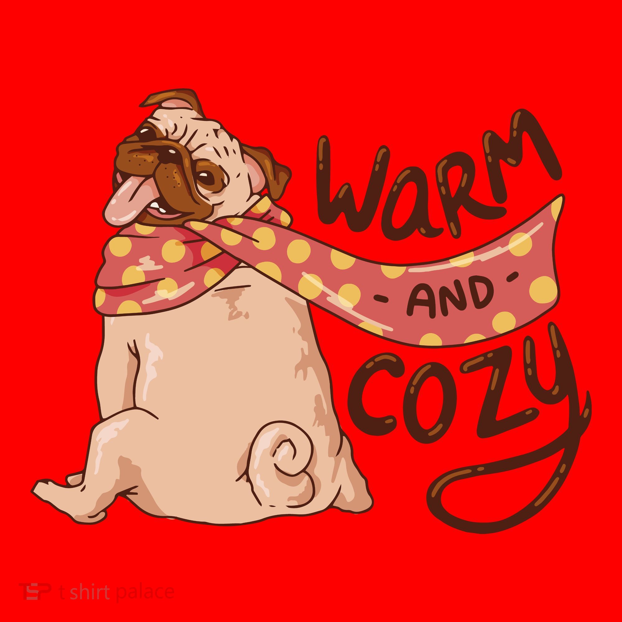 Warm And Cozy Pug Santa Hat