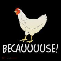 Why Are Chickens So Funny Because Funny Trending Meme Ornament thumb 1