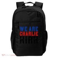 We Are Charlie Kirk Backpack thumb 0