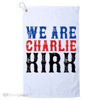 We Are Charlie Kirk Golf Towel thumb 0