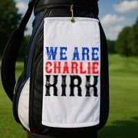 We Are Charlie Kirk Golf Towel thumb 2