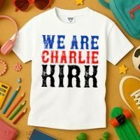 We Are Charlie Kirk Kids T-Shirt thumb 3