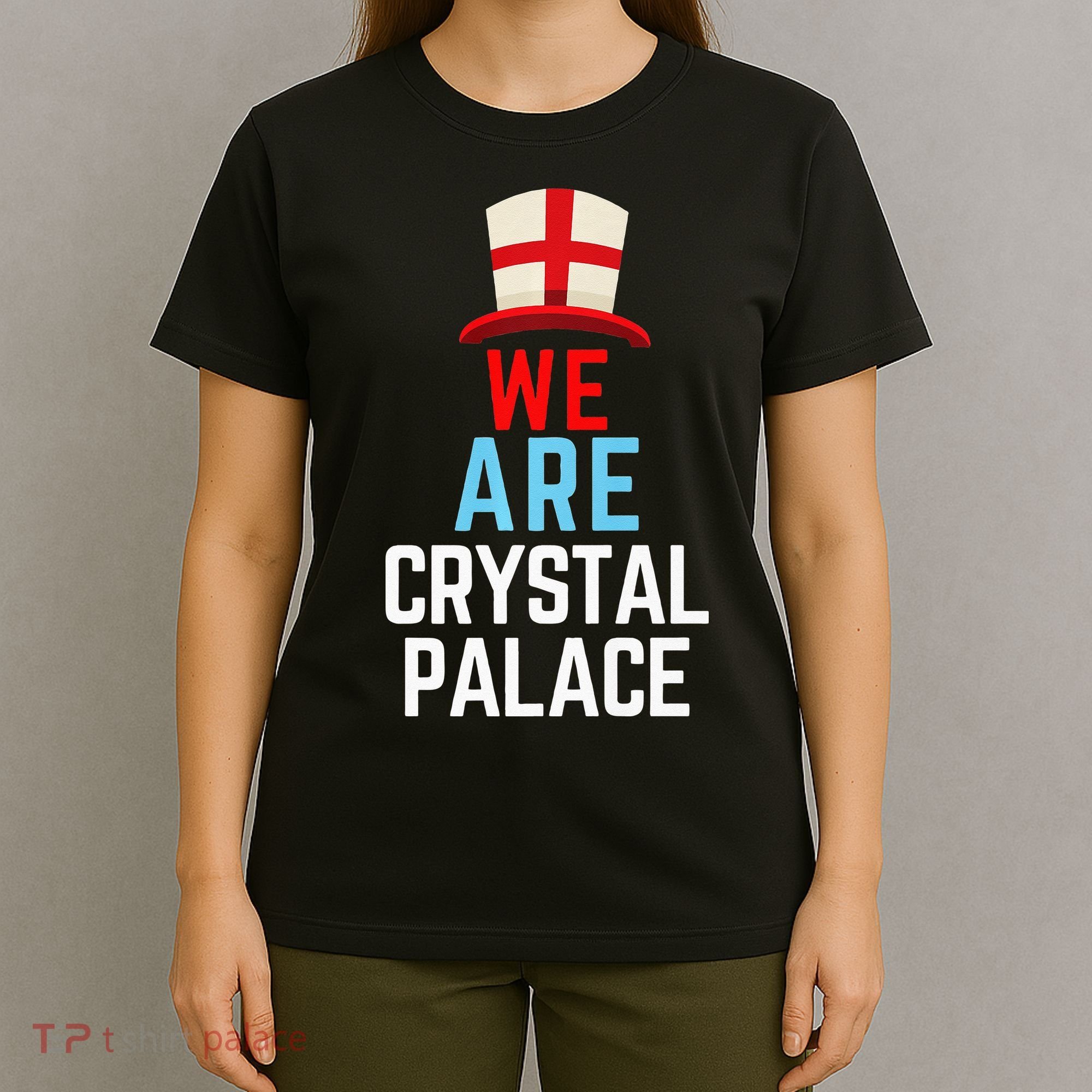 We Are Crystal Palace England Flag Sports T-Shirt